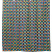 Colorful Bargello Embroidery Boho Chic Pattern Douchegordijn (Voorkant)