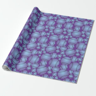Colorful Baseball Patroon Cadeaupapier