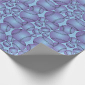 Colorful Baseball Patroon Cadeaupapier (Hoek)