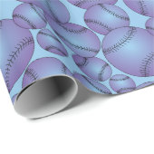 Colorful Baseball Patroon Cadeaupapier (Rol Hoek)