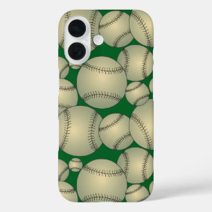 Colorful Baseball Patroon iPhone 16 Hoesje