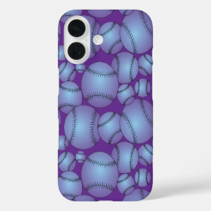 Colorful Baseball Patroon iPhone 16 Hoesje