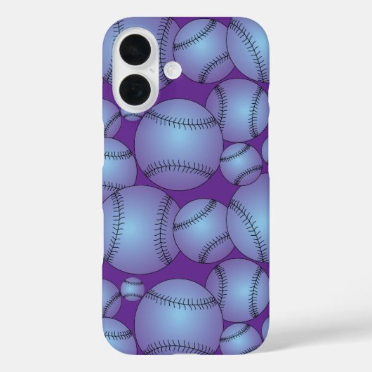 Colorful Baseball Patroon Case-Mate iPhone Case (Achterkant)