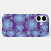 Colorful Baseball Patroon Case-Mate iPhone Case (Achterkant (horizontaal))