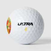 Colorful Baseball Patroon Golfballen (Logo)