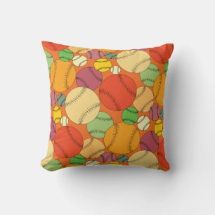 Colorful Baseball Patroon Kussen