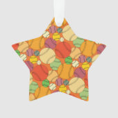 Colorful Baseball Patroon Ornament (voorkant)