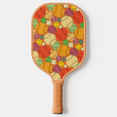 Colorful Baseball Patroon Pickleball Paddle (Achterkant)