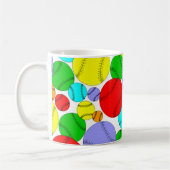 Colorful Baseball Pattern Coffee Mug Koffiemok (Links)