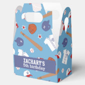 Colorful Baseball Theme Party Bedankdoosjes (Geopend)