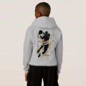Colorful Basketball Player - Basketball Hoodie (Achterkant volledig)