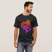 Colorful Bass Fishing Tee T-shirt (Voorkant volledig)