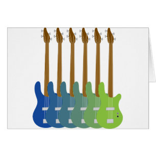 Colorful Bass Guiters
