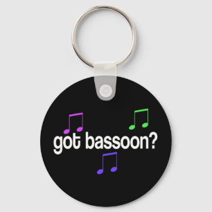 Colorful Bassoon Sleutelhanger