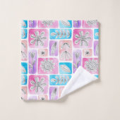 Colorful Bath Towelset Bad Handdoek (Wasdoekje)