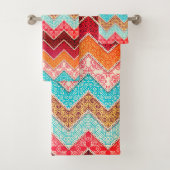 Colorful Bath Towelset Bad Handdoek (Insitu)