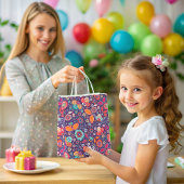 Colorful Batik Illustration Natuur Floral Pattern Klein Cadeauzakje