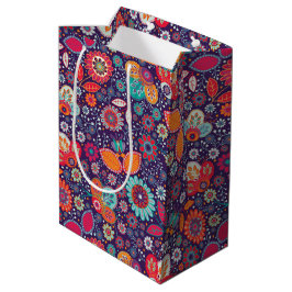 Colorful Batik Illustration Natuur Floral Pattern Medium Cadeauzakje