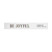 Colorful Be Joyful Holiday Labels (Individueel)