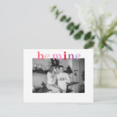 Colorful Be Mine | Paar foto | VALENTIJNS Briefkaart (Staand voorkant)