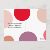 Colorful Be Mine | Paar foto | VALENTIJNS Briefkaart (Achterkant)