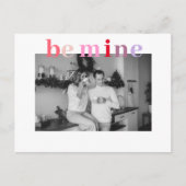 Colorful Be Mine | Paar foto | VALENTIJNS Briefkaart (Voorkant)