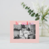 Colorful Be Mine | Paar foto | Valentijnse post Briefkaart (Staand voorkant)