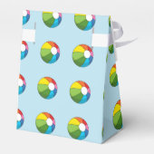 Colorful Beach Ball Bedankdoosjes (Achterkant)