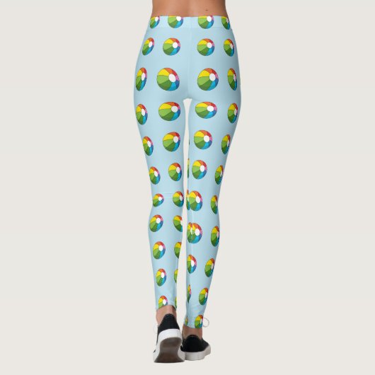 Colorful Beach Ball Leggings (Achterkant)