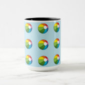 Colorful Beach Ball Mok (Midden)