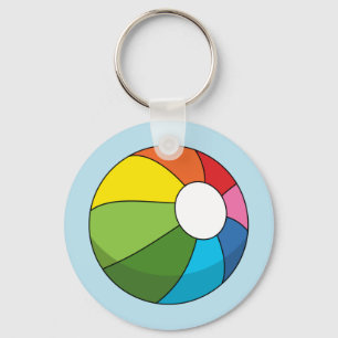 Colorful Beach Ball Sleutelhanger