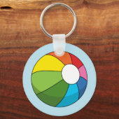 Colorful Beach Ball Sleutelhanger (Voorkant)