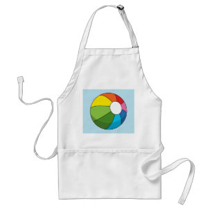 Colorful Beach Ball Standaard Schort