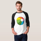 Colorful Beach Ball T-shirt (Voorkant volledig)