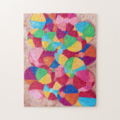 Colorful Beach Balls Collage op zand Puzzles Legpuzzel (Verticaal)