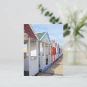 Colorful Beach Huts Briefkaart (Staand voorkant)