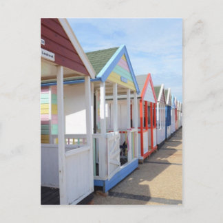 Colorful Beach Huts Briefkaart