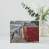 Colorful Beach Huts Briefkaart (Staand voorkant)