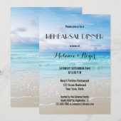 Colorful Beach repesial Dinner Invitation Kaart (Voorkant / Achterkant)