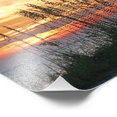 Colorful Beach Sunset Foto Afdruk (Hoek)