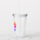 Colorful Beach Thleed  Acryl Drinkbeker (Links)