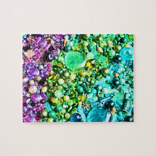 Colorful Beads Jigzaag Legpuzzel (Horizontaal)