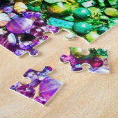 Colorful Beads Jigzaag Legpuzzel (Zijkant)