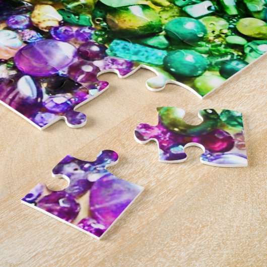 Colorful Beads Jigzaag Legpuzzel (Zijkant)
