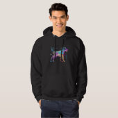 Colorful Beagle Dog Beagle Hoodie (Voorkant volledig)