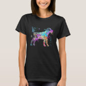 Colorful Beagle   Dog Beagle T-shirt (Voorkant)
