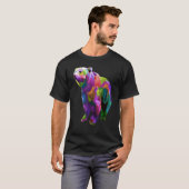 Colorful Bear Art Graphic T-shirt (Voorkant volledig)