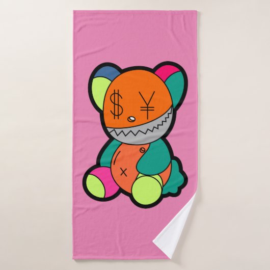 Colorful bear badhanddoek (Badhanddoek)