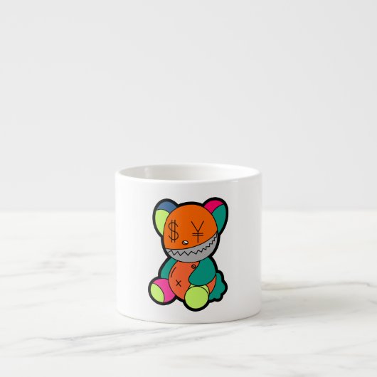 Colorful bear espresso kop (Voorkant)