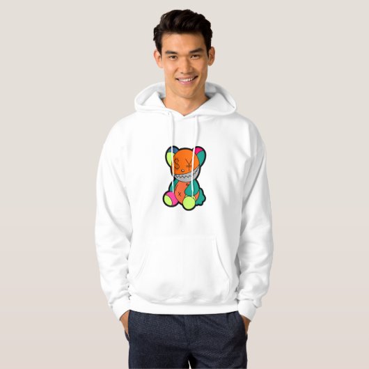 Colorful bear hoodie (Voorkant volledig)